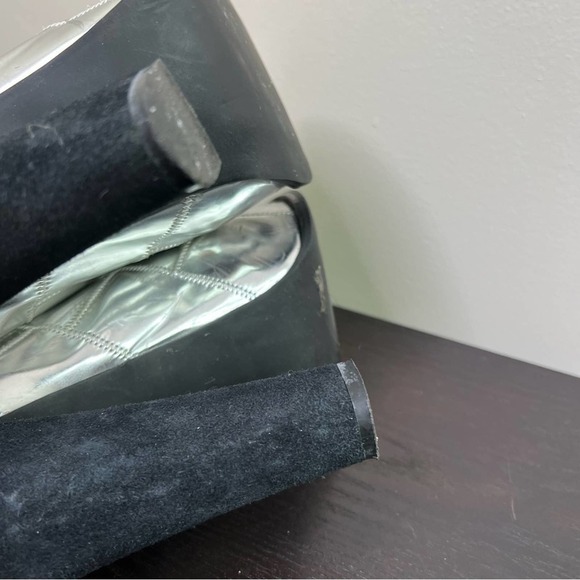 Jeffrey Campbell, black and silver platform boot size 10 # 002 - Picture 4 of 13